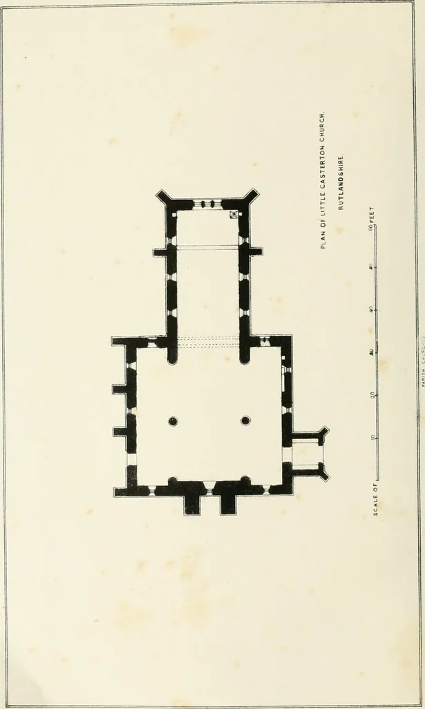 An illustration from Parish churches; being perspective views of English ecclesiastical structures: accompanied by plans drawn to a uniform scale, and letter-press descriptions, 1851, leaf 21
