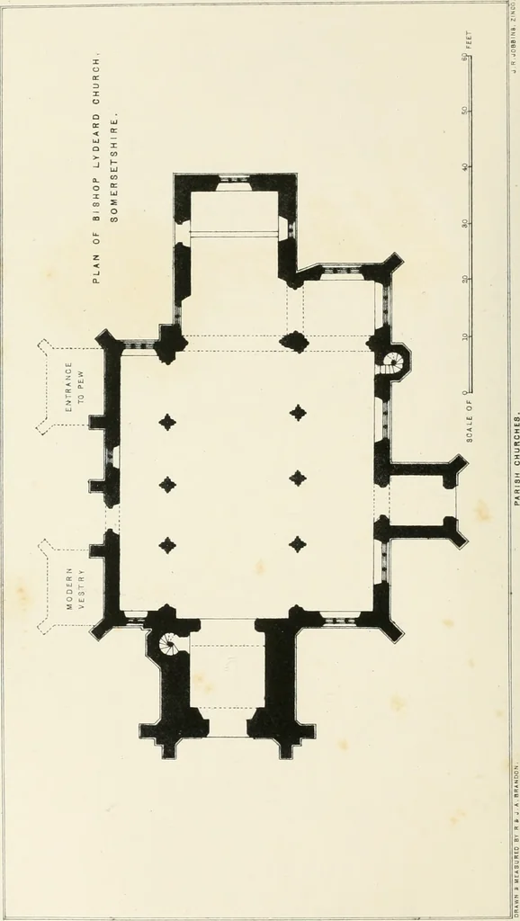 An illustration from Parish churches; being perspective views of English ecclesiastical structures: accompanied by plans drawn to a uniform scale, and letter-press descriptions, 1851, leaf 213