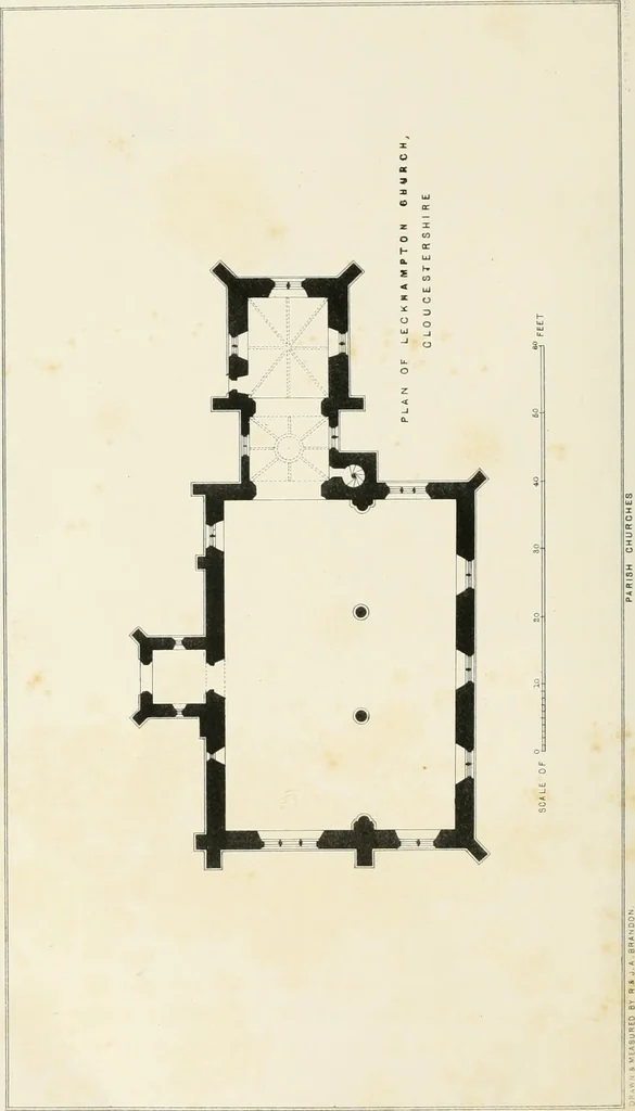 An illustration from Parish churches; being perspective views of English ecclesiastical structures: accompanied by plans drawn to a uniform scale, and letter-press descriptions, 1851, leaf 219