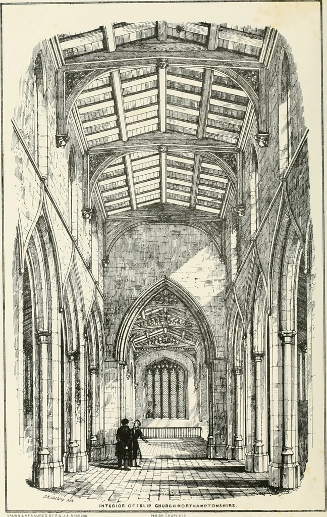 An illustration from Parish churches; being perspective views of English ecclesiastical structures: accompanied by plans drawn to a uniform scale, and letter-press descriptions, 1851, leaf 227