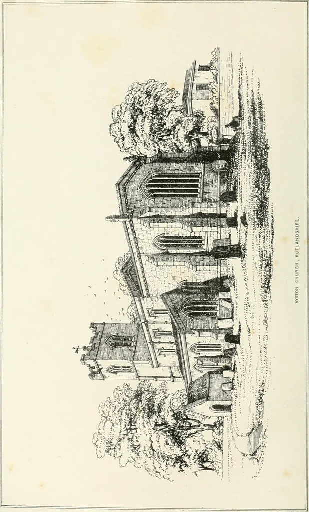 An illustration from Parish churches; being perspective views of English ecclesiastical structures: accompanied by plans drawn to a uniform scale, and letter-press descriptions, 1851, leaf 25