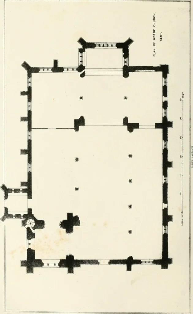 An illustration from Parish churches; being perspective views of English ecclesiastical structures: accompanied by plans drawn to a uniform scale, and letter-press descriptions, 1851, leaf 41