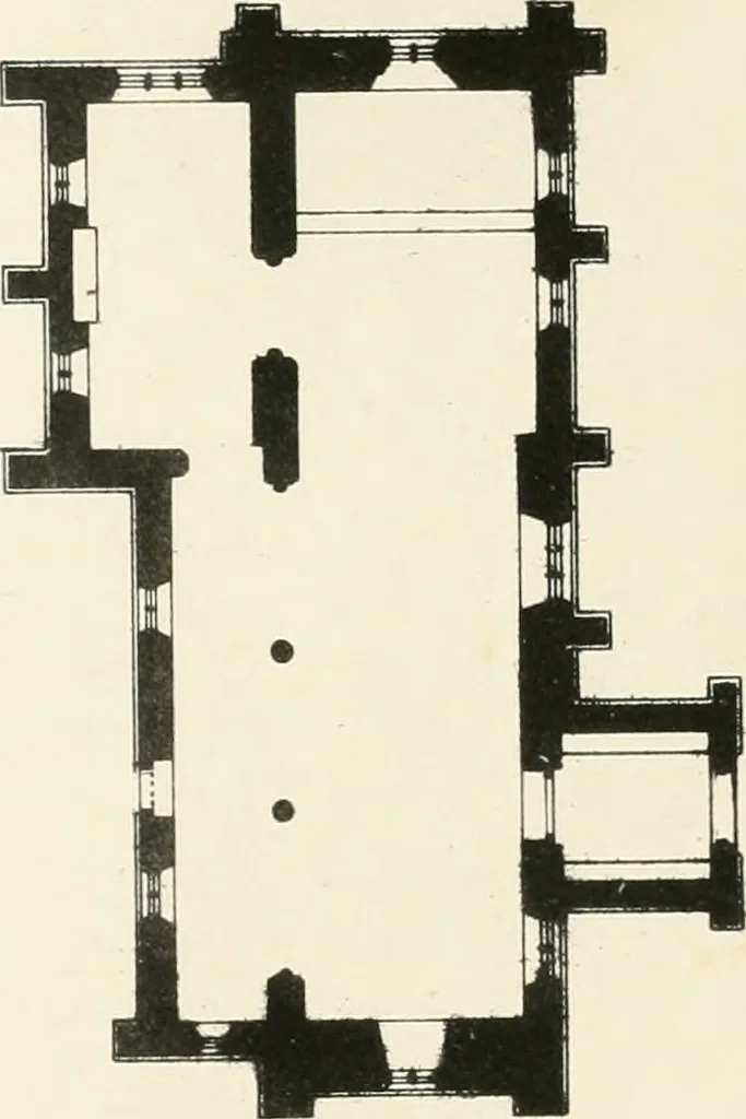 An illustration from Parish churches; being perspective views of English ecclesiastical structures: accompanied by plans drawn to a uniform scale, and letter-press descriptions, 1851, leaf 47