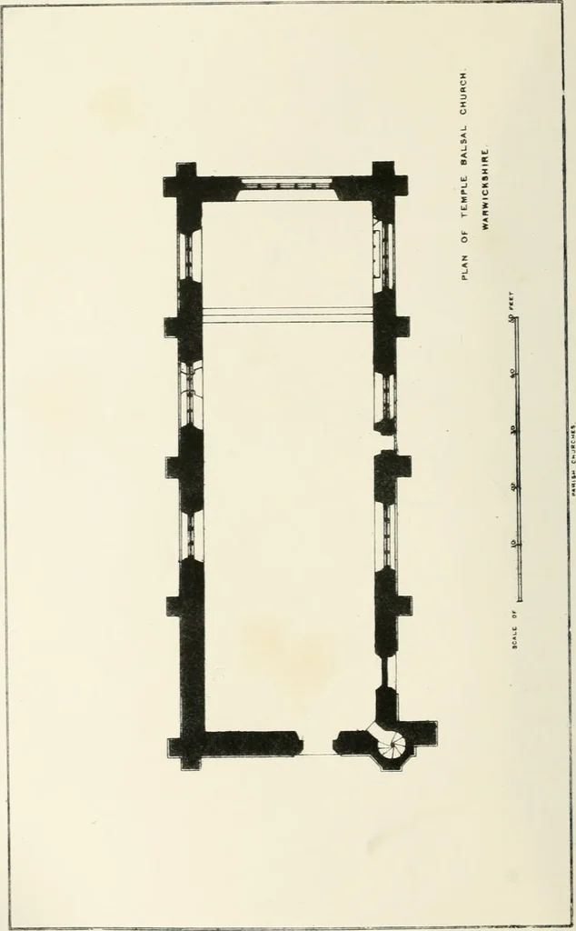 An illustration from Parish churches; being perspective views of English ecclesiastical structures: accompanied by plans drawn to a uniform scale, and letter-press descriptions, 1851, leaf 67