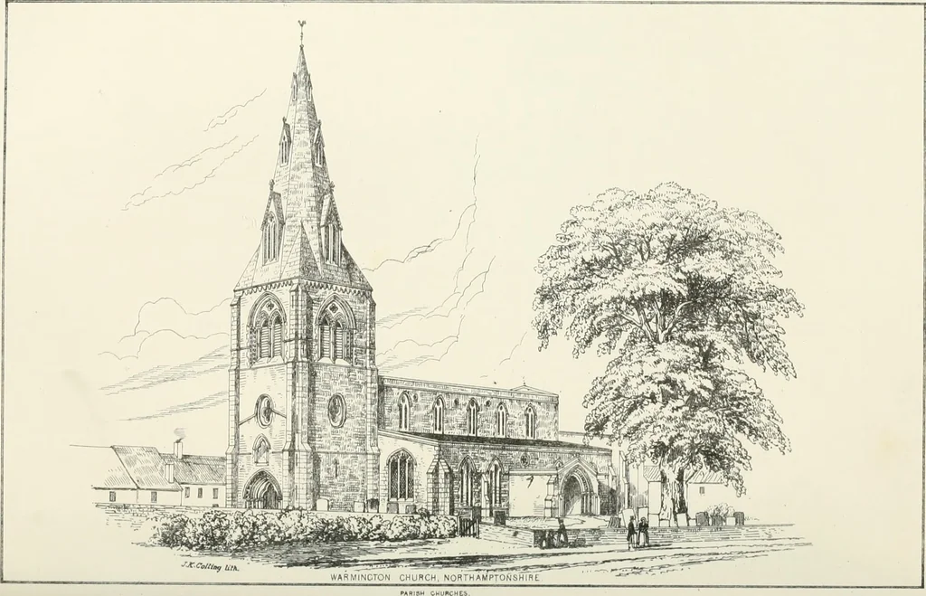 An illustration from Parish churches; being perspective views of English ecclesiastical structures: accompanied by plans drawn to a uniform scale, and letter-press descriptions, 1851, leaf 71