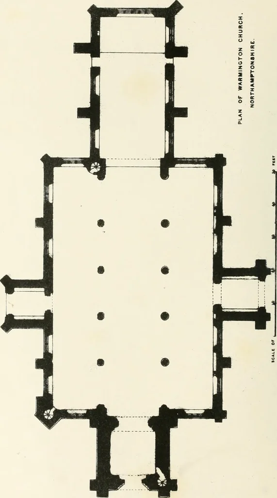 An illustration from Parish churches; being perspective views of English ecclesiastical structures: accompanied by plans drawn to a uniform scale, and letter-press descriptions, 1851, leaf 73