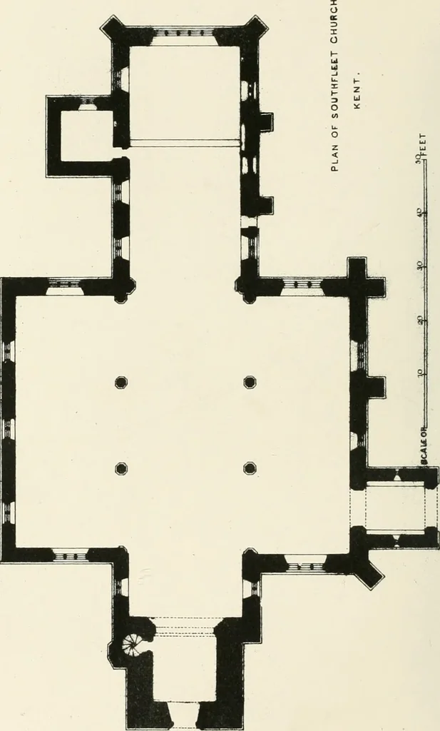 An illustration from Parish churches; being perspective views of English ecclesiastical structures: accompanied by plans drawn to a uniform scale, and letter-press descriptions, 1851, leaf 79