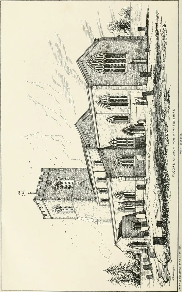 An illustration from Parish churches; being perspective views of English ecclesiastical structures: accompanied by plans drawn to a uniform scale, and letter-press descriptions, 1851, leaf 83