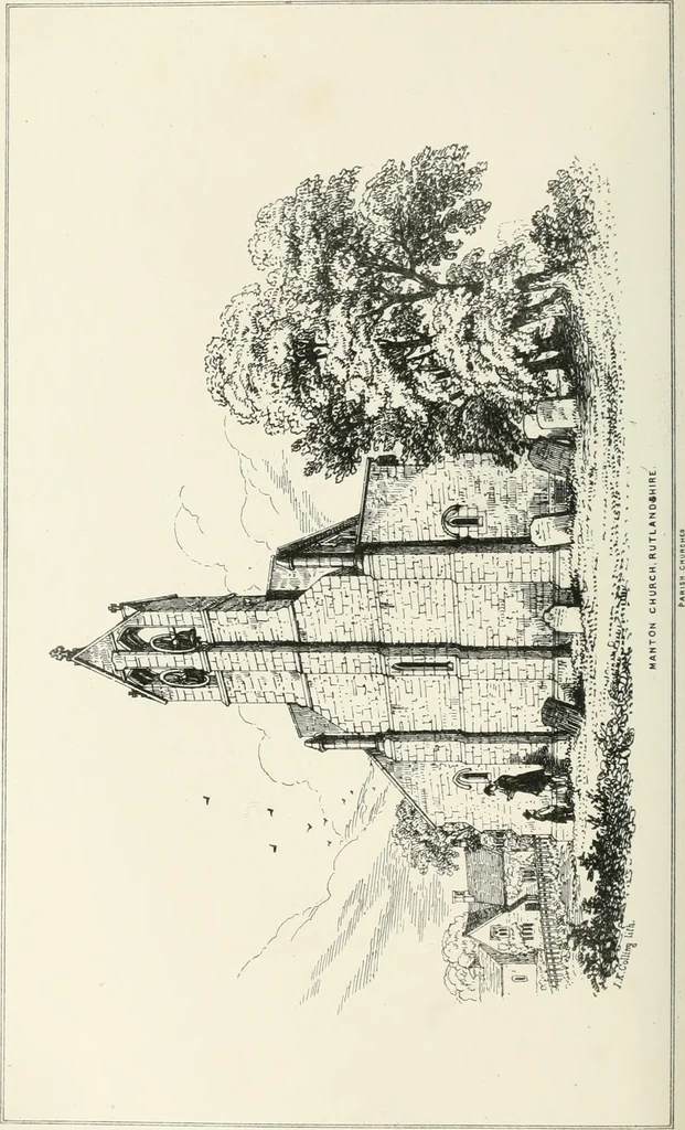 An illustration from Parish churches; being perspective views of English ecclesiastical structures: accompanied by plans drawn to a uniform scale, and letter-press descriptions, 1851, leaf 95