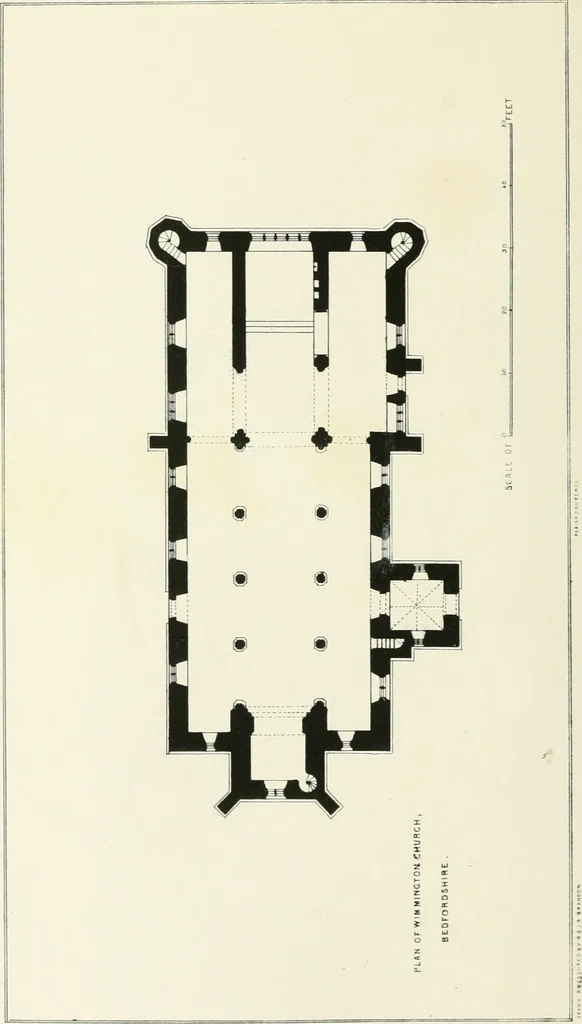 An illustration from Parish churches; being perspective views of English ecclesiastical structures: accompanied by plans drawn to a uniform scale, and letter-press descriptions, 1851, leaf 115