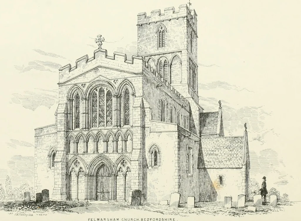 An illustration from Parish churches; being perspective views of English ecclesiastical structures: accompanied by plans drawn to a uniform scale, and letter-press descriptions, 1851, leaf 123
