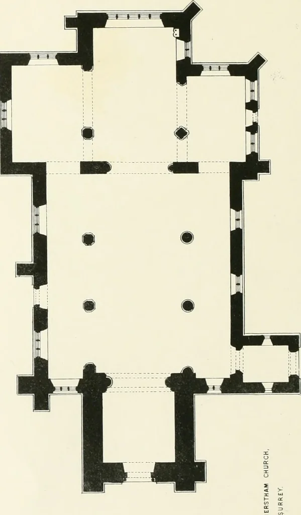 An illustration from Parish churches; being perspective views of English ecclesiastical structures: accompanied by plans drawn to a uniform scale, and letter-press descriptions, 1851, leaf 137