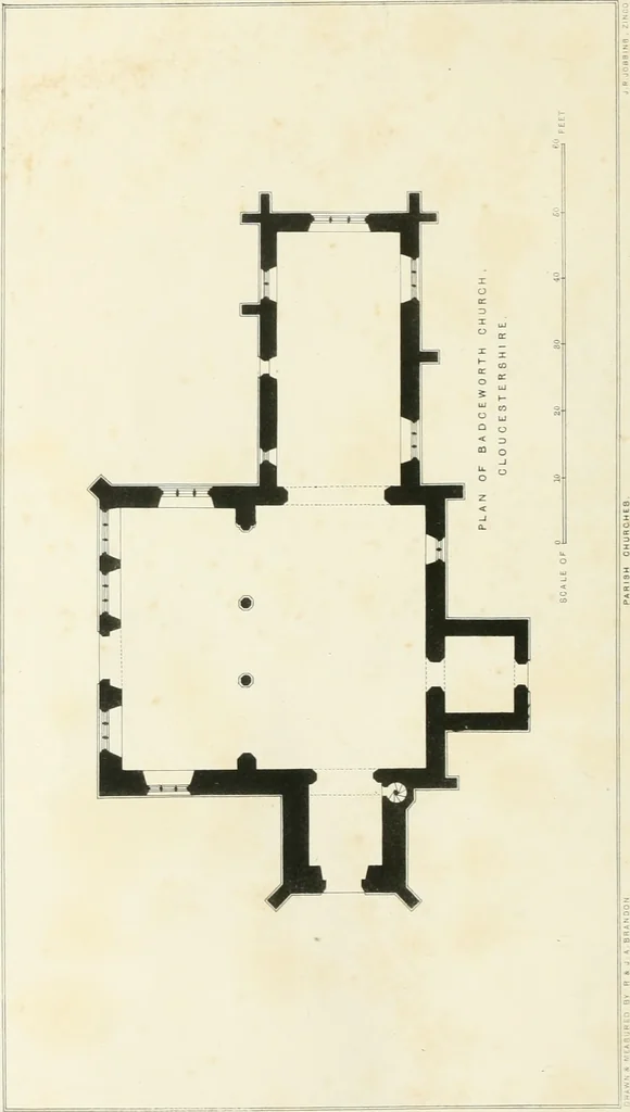 An illustration from Parish churches; being perspective views of English ecclesiastical structures: accompanied by plans drawn to a uniform scale, and letter-press descriptions, 1851, leaf 17