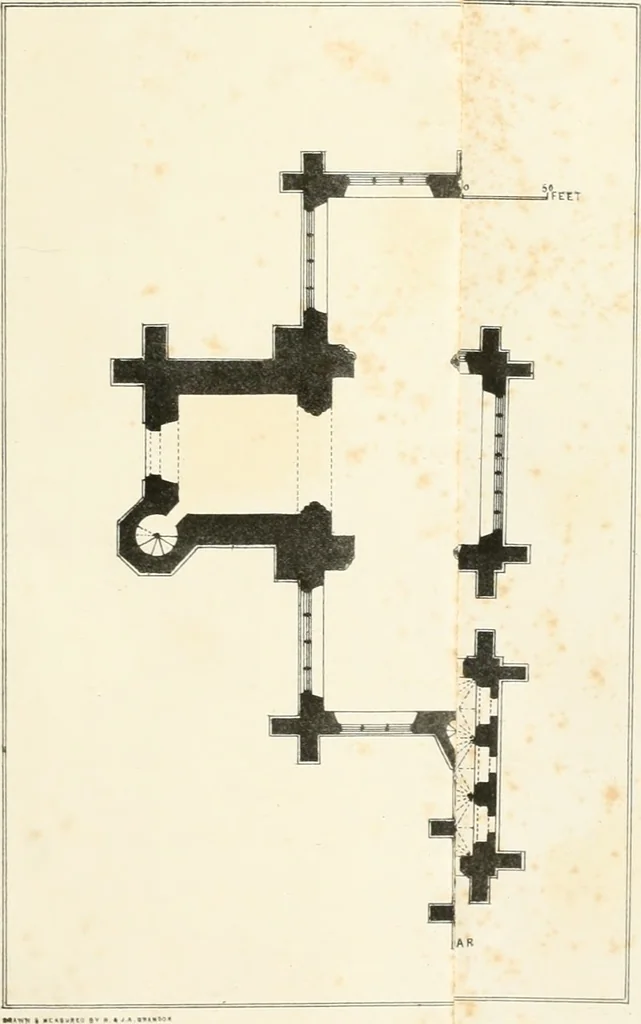 An illustration from Parish churches; being perspective views of English ecclesiastical structures: accompanied by plans drawn to a uniform scale, and letter-press descriptions, 1851, leaf 170