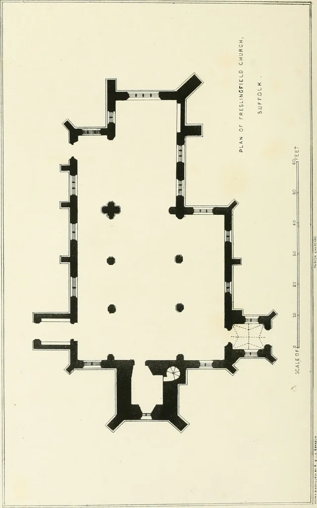 An illustration from Parish churches; being perspective views of English ecclesiastical structures: accompanied by plans drawn to a uniform scale, and letter-press descriptions, 1851, leaf 207