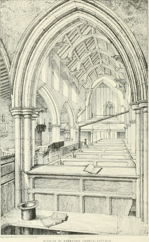 An illustration from Parish churches; being perspective views of English ecclesiastical structures: accompanied by plans drawn to a uniform scale, and letter-press descriptions, 1851, leaf 227