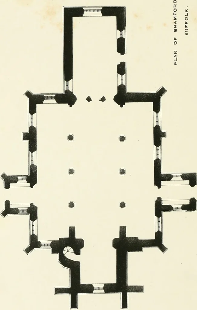 An illustration from Parish churches; being perspective views of English ecclesiastical structures: accompanied by plans drawn to a uniform scale, and letter-press descriptions, 1851, leaf 229