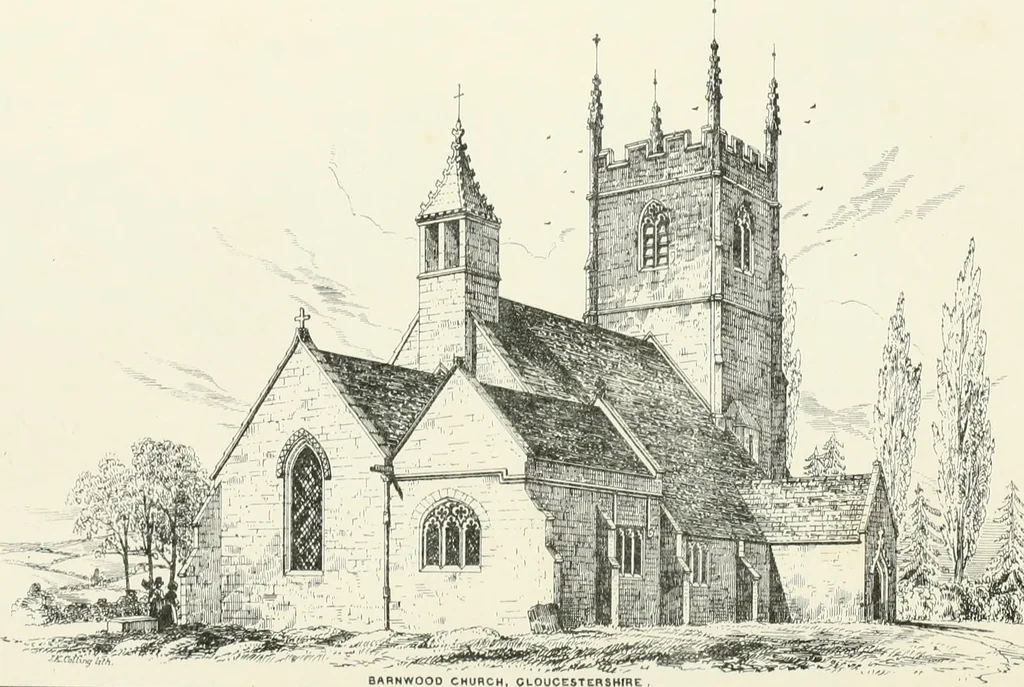 An illustration from Parish churches; being perspective views of English ecclesiastical structures: accompanied by plans drawn to a uniform scale, and letter-press descriptions, 1851, leaf 29