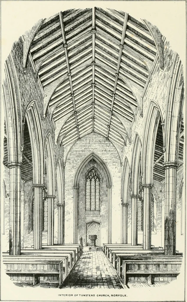 An illustration from Parish churches; being perspective views of English ecclesiastical structures: accompanied by plans drawn to a uniform scale, and letter-press descriptions, 1851, leaf 39