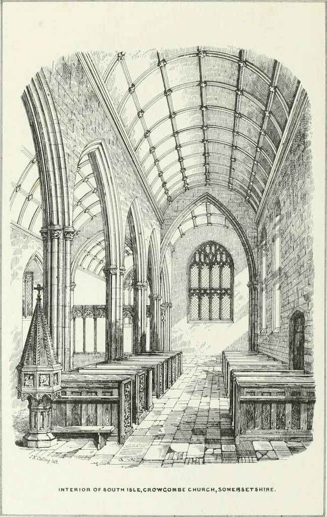 An illustration from Parish churches; being perspective views of English ecclesiastical structures: accompanied by plans drawn to a uniform scale, and letter-press descriptions, 1851, leaf 63