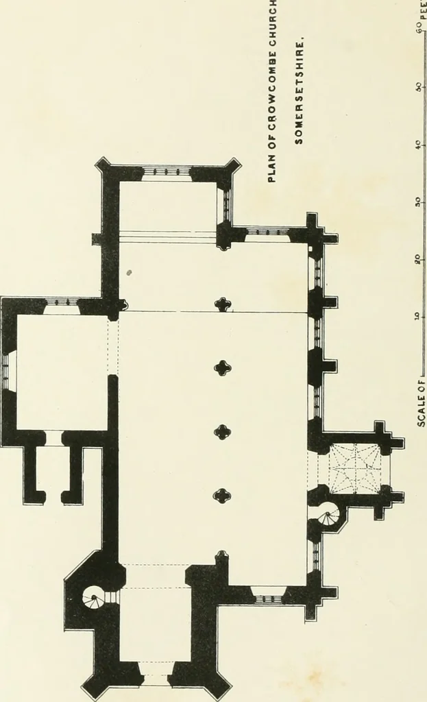 An illustration from Parish churches; being perspective views of English ecclesiastical structures: accompanied by plans drawn to a uniform scale, and letter-press descriptions, 1851, leaf 65