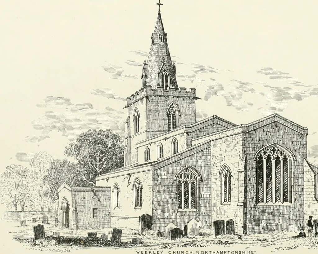 An illustration from Parish churches; being perspective views of English ecclesiastical structures: accompanied by plans drawn to a uniform scale, and letter-press descriptions, 1851, leaf 77