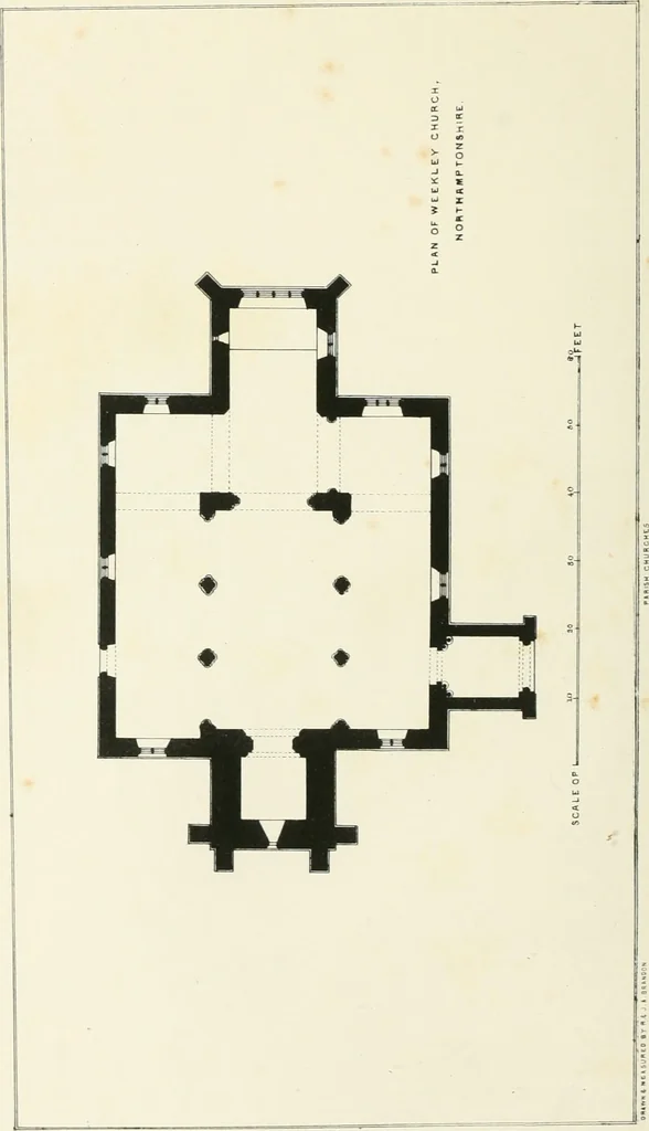 An illustration from Parish churches; being perspective views of English ecclesiastical structures: accompanied by plans drawn to a uniform scale, and letter-press descriptions, 1851, leaf 81