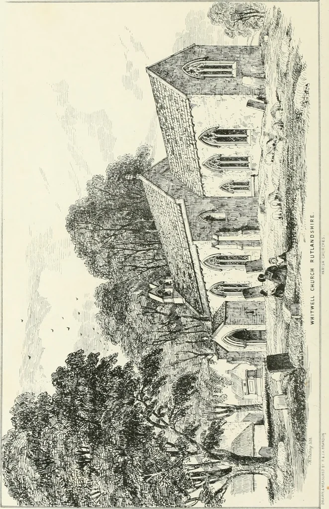 An illustration from Parish churches; being perspective views of English ecclesiastical structures: accompanied by plans drawn to a uniform scale, and letter-press descriptions, 1851, leaf 85
