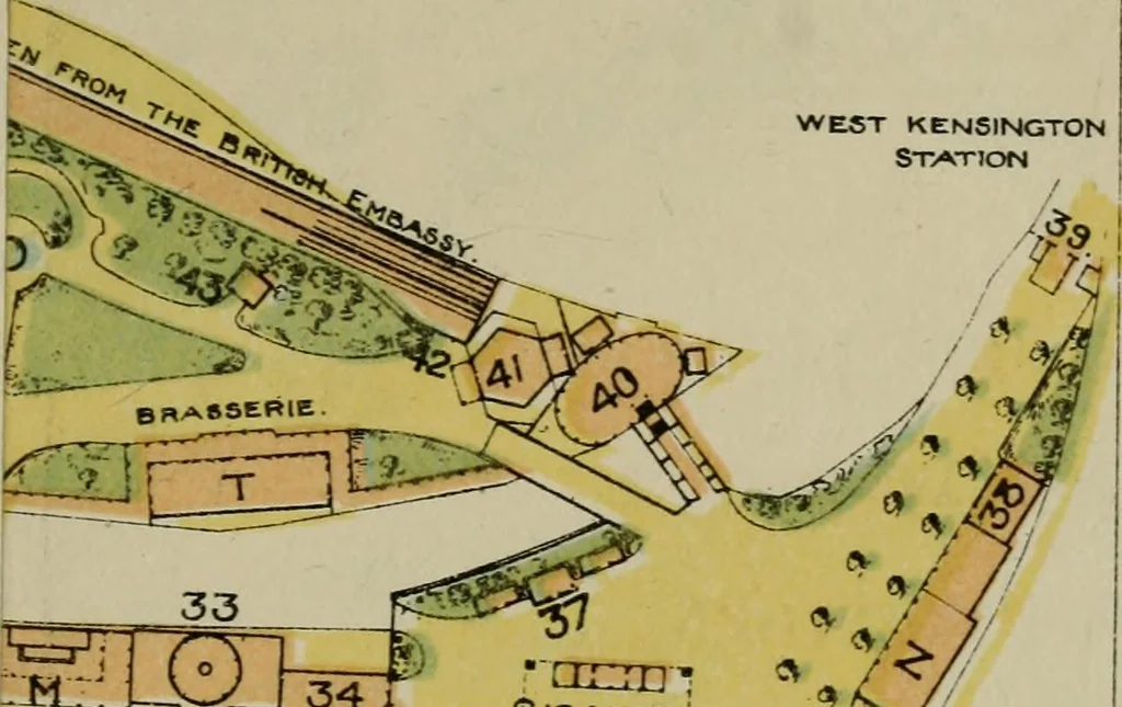 An illustration from Paris in London : 1902, Earl's Court : official guide and catalogue : director general Imre Kiralfy, 1902, leaf 16