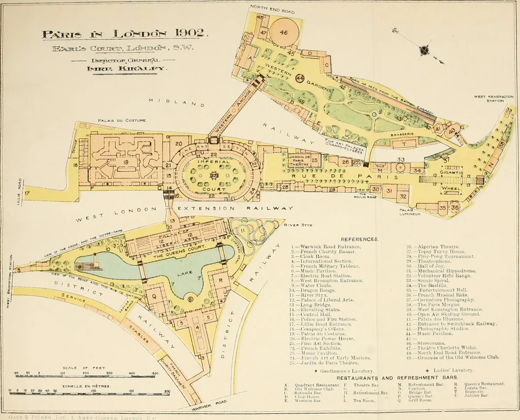An illustration from Paris in London : 1902, Earl's Court : official guide and catalogue : director general Imre Kiralfy, 1902, leaf 17