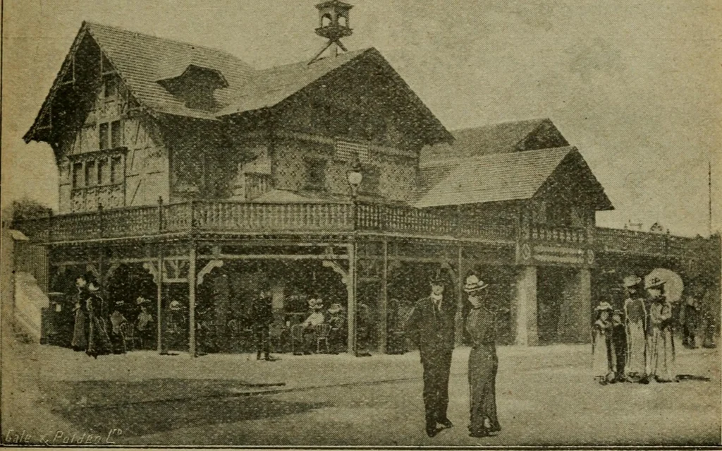 An illustration from Paris in London : 1902, Earl's Court : official guide and catalogue : director general Imre Kiralfy, 1902, leaf 56