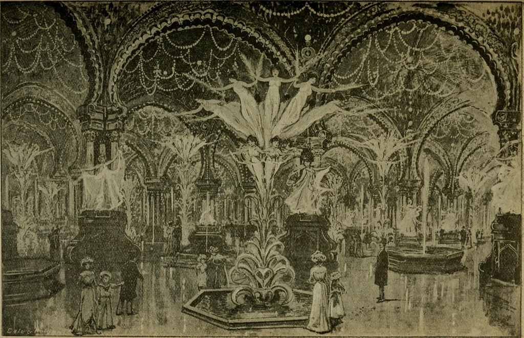 An illustration from Paris in London : 1902, Earl's Court : official guide and catalogue : director general Imre Kiralfy, 1902, leaf 80