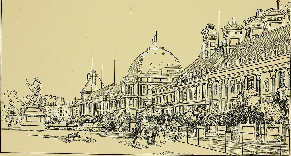 An illustration from Paris in old and present times, 1885, leaf 158