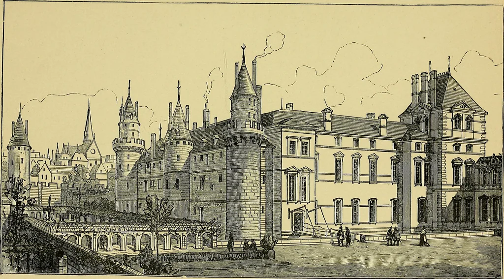 An illustration from Paris in old and present times, 1885, leaf 170
