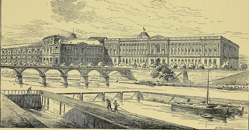 An illustration from Paris in old and present times, 1885, leaf 174