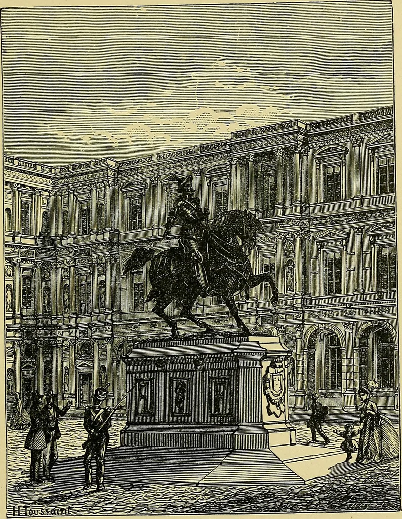 An illustration from Paris in old and present times, 1885, leaf 192