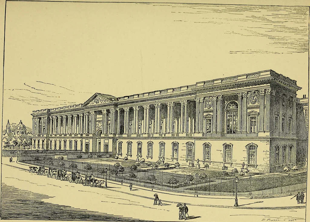 An illustration from Paris in old and present times, 1885, leaf 196