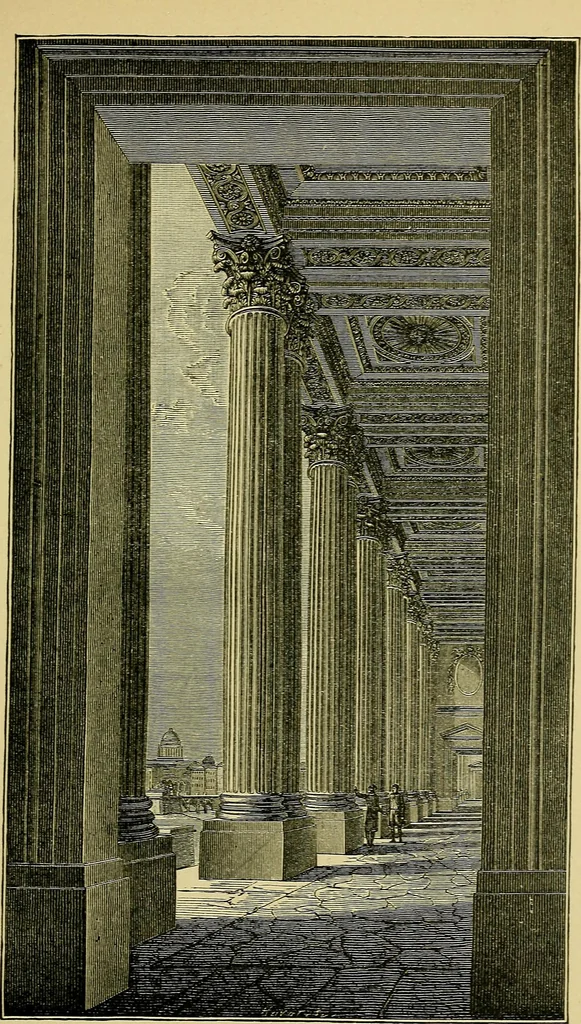 An illustration from Paris in old and present times, 1885, leaf 200