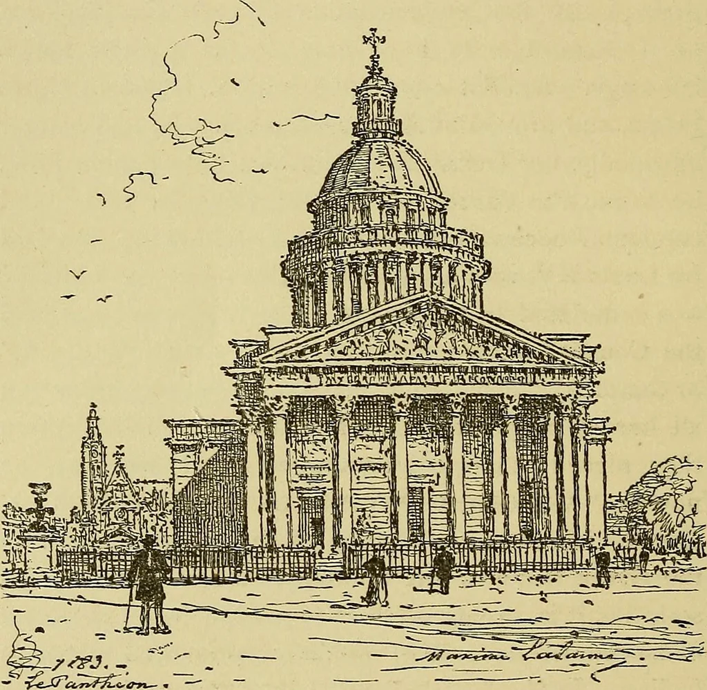 An illustration from Paris in old and present times, 1885, leaf 227