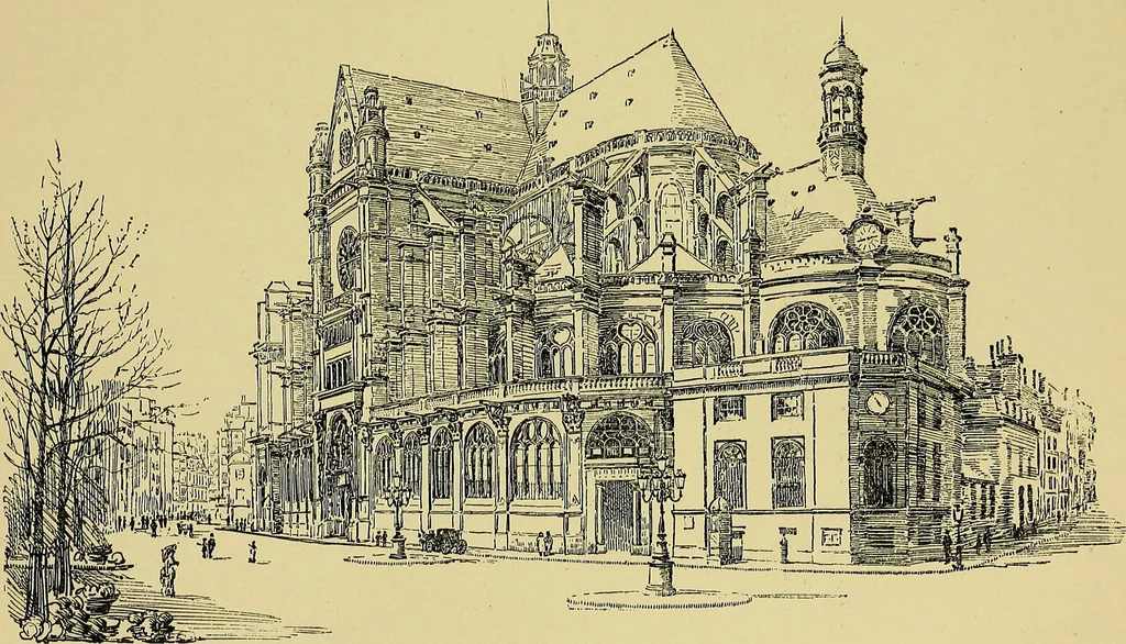 An illustration from Paris in old and present times, 1885, leaf 246