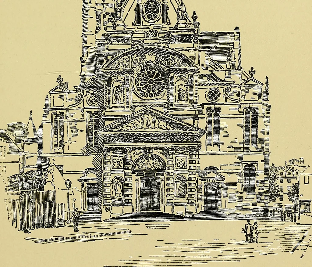 An illustration from Paris in old and present times, 1885, leaf 260