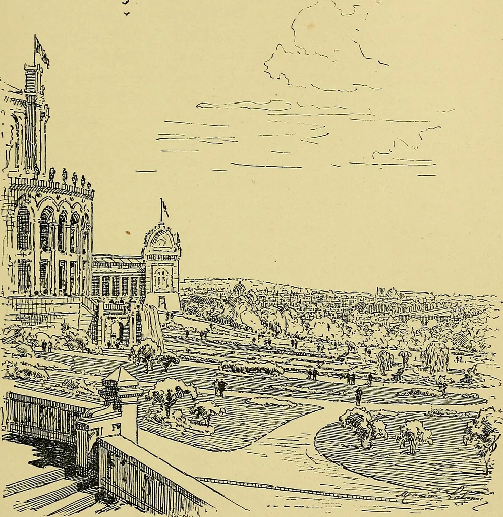 An illustration from Paris in old and present times, 1885, leaf 280