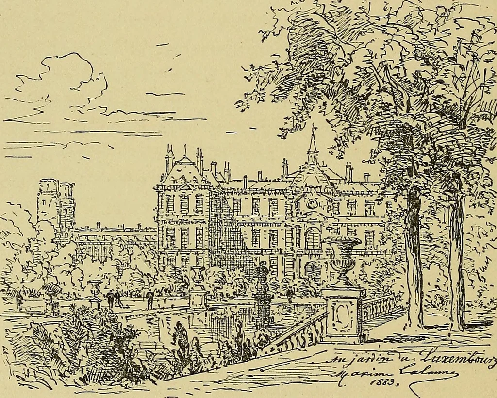 An illustration from Paris in old and present times, 1885, leaf 285
