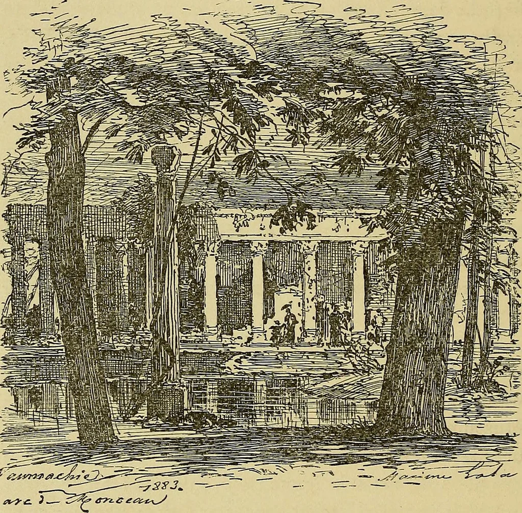 An illustration from Paris in old and present times, 1885, leaf 291