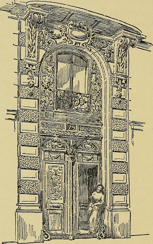 An illustration from Paris in old and present times, 1885, leaf 303