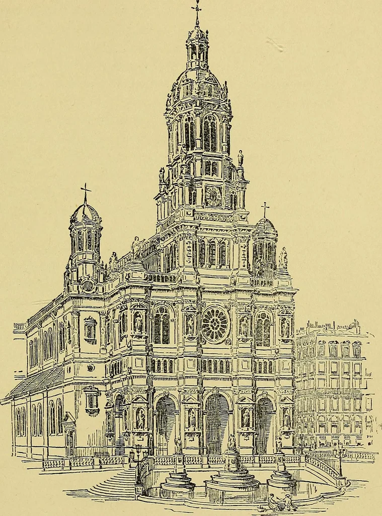 An illustration from Paris in old and present times, 1885, leaf 320