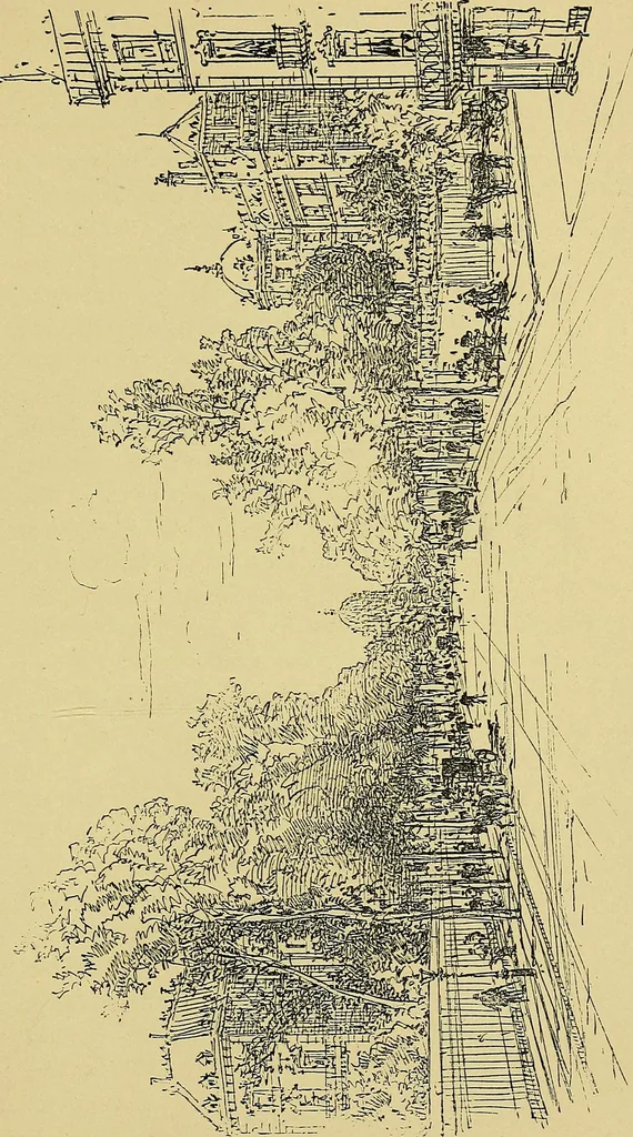 An illustration from Paris in old and present times, 1885, leaf 336