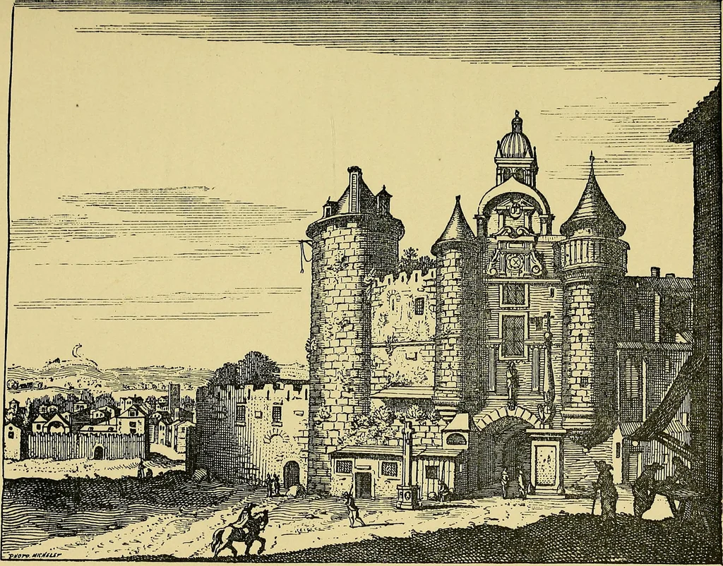 An illustration from Paris in old and present times, 1885, leaf 54