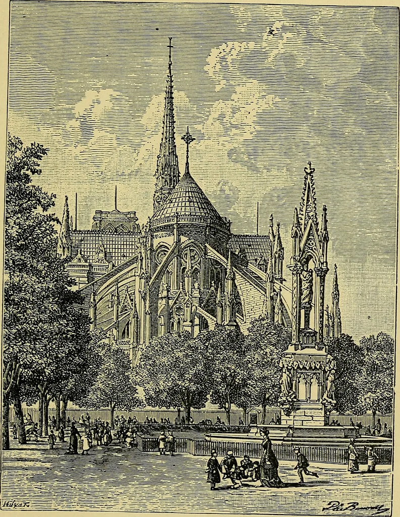 An illustration from Paris in old and present times, 1885, leaf 72