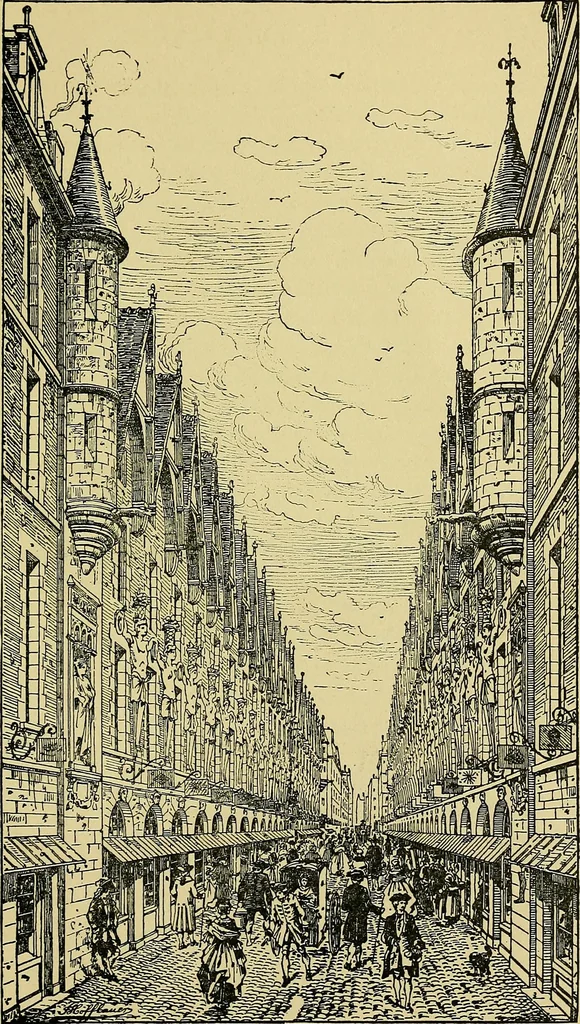 An illustration from Paris in old and present times, 1885, leaf 78